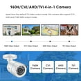 thumbnail image 4 of ZOSI 1080P HD 4-in-1  CCTV Camera for TVI/CVI/AHD/CVBS 1920TVL 2.0MP Home Outdoor CCTV Security System, 80ft IR Night Vision, Waterproof, 4 of 7