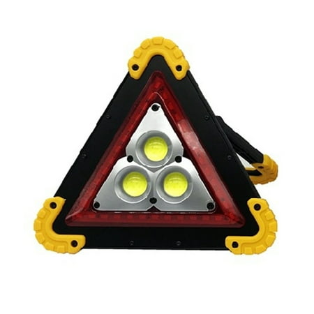 

4 Led Emergency Light Rechargeable Warning Hazard Trilight Triangle for Vehicle Breakdown Car Safety Kits Accessories