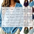 thumbnail image 7 of Ixbnca Velvet Cardigan for Women Loose Solid Color Long Sleeve Tops Casual Button Down V-Neck Winter Outerwear, 7 of 7