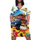 thumbnail image 2 of Vestido holgado con bolsillos para mujer ropa Vintage con estampado publicitario de Viajes y Turismo verano, 2 of 7