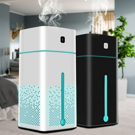 1L 7 Color LED Lights Cool Mist Humidifier - Best Air Humidifiers for Bedroom / Living Room / Baby with Night Light /Aroma Humidifier/Aromatherapy Essential Oil Diffuser Cool (The Best Vaporizer Tank)