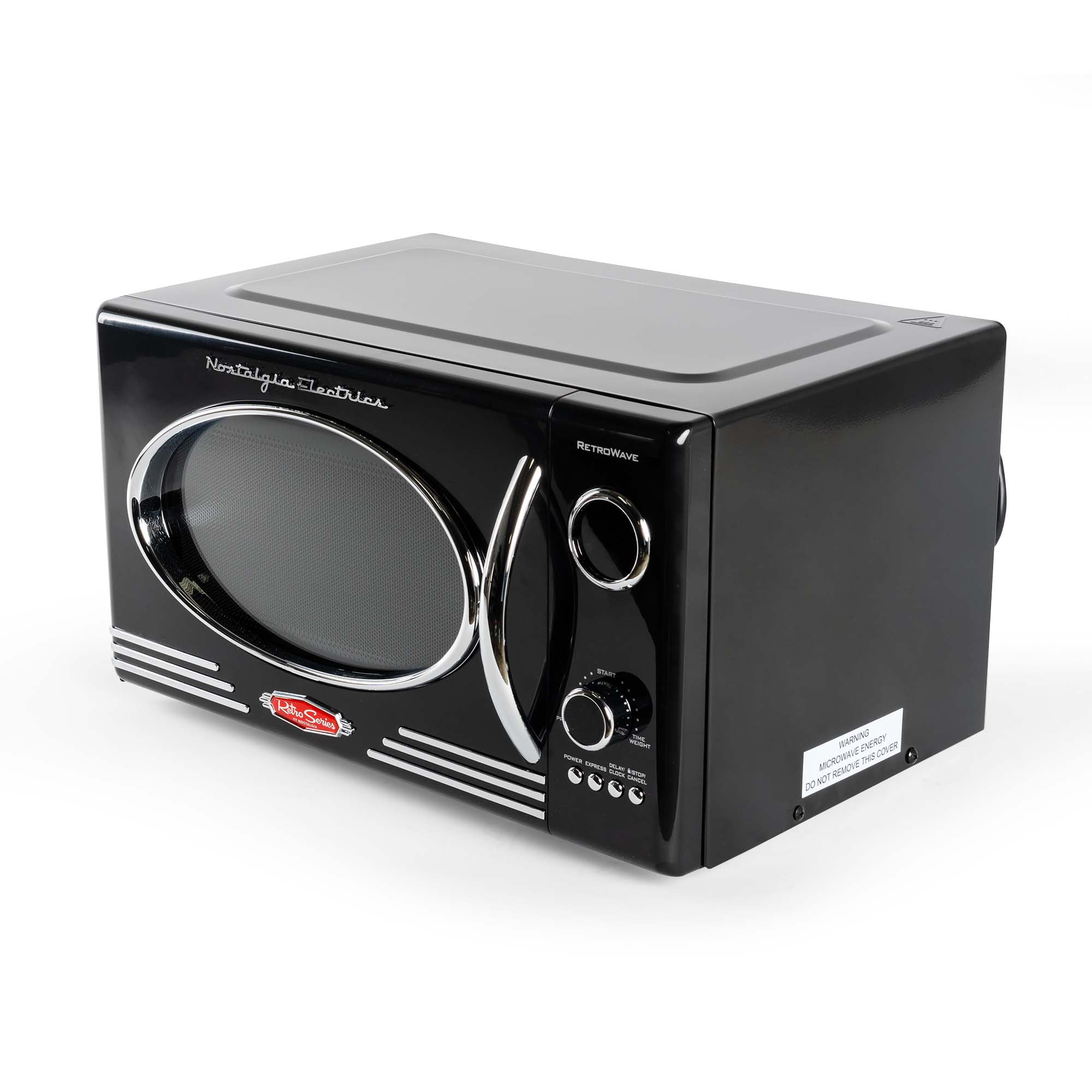 Nostalgia 0. 9 cu. ft. 800-Watt Retro Microwave Oven in Aqua NRMO9AQ - The  Home Depot