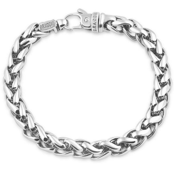 Pompeii Men's 8.5" Solid 14k Gold (55 grams) or Platinum (88 grams) Link Bracelet (,)
