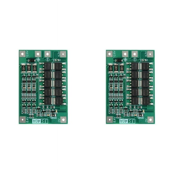 2X 3S 40A Protection Board for Screwdriver 12V Li-Ion 18650BMS Battery Board with Balance Liion Battery Cell Pack Module