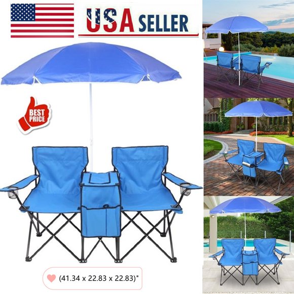 Folding Chair With Umbrella