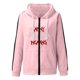 thumbnail image 4 of Sudadera para mujer Sudaderas de gran tamaño Moda Casual Impreso Blusa de manga larga con cremallera Sudadera con capucha Odeerbi ODB-5, 4 of 5