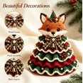 thumbnail image 6 of DIY Crochet Christmas Tree Kit, Animal Christmas Tree Crochet Craft Kit, Complete Handmade Holiday Decoration Set, Great For Indoor Tabletop Seasonal Display And Xmas Home Styling(Fox), 6 of 9