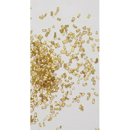 Edible Sugar Flowers - Gold Edible Cake/Cupcake Sugar Crystals