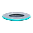 thumbnail image 1 of Solstice 10 Foot Inflatable 7-10 Person Circular Mesh Dock Floating Island Platform w/Cup Holders, 1 of 9