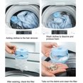 thumbnail image 4 of 4 Pieces Of Plum Blossom Washing Machine Hair Filter Cleaning Net Bag Floating Pet Plush Net Remover, 4 of 4