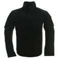 thumbnail image 1 of pstuiky camisas de manga larga para hombre, Camiseta/Camisa de manga larga con cuello alto y camuflaje para hombre, transpirable, para exteriores Tops de hombre m, 1 of 7