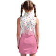 thumbnail image 5 of Shadoumai Kids Half Zip Tennis Dress Sleeveless Lightweight Golf Outfit for School Sports, Outdoor Activities,Athletic Tennis Girls Dress 5T, 5 of 6
