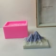 thumbnail image 3 of Milue Plaster Ornaments Resin Mold Cake Baking Mold Cake Fondant Mold Snow Mountain, 3 of 10