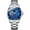 silver blue, variant on Men Skeleton Automatic Self-Winding Mechanical Business Wristwatch Luminous Stainless Steel Vintage Wrist Watch Classic Sapphire Crystal Waterproof Multifunctional Clock