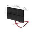 thumbnail image 2 of Portable Solar Charger 18V Power Panel for Mountaineering Smartphones Black 1 Set, 2 of 5