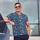 thumbnail image 4 of Balery Cosmos Rockets Camisa Polo de Hombre con Estampado, de Manga Corta y Tejido Medio, Camisa Tipo Golf Polo-XX-Large, 4 of 6