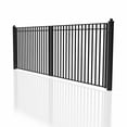 thumbnail image 5 of ALEKO Yard Garden Madrid Style Dual Swing Steel Driveway Gate 18 ft Black, 5 of 14