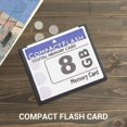 thumbnail image 3 of Carte Mémoire CompactFlash Professionnelle 8 Go (Blanc&Bleu), 3 of 5