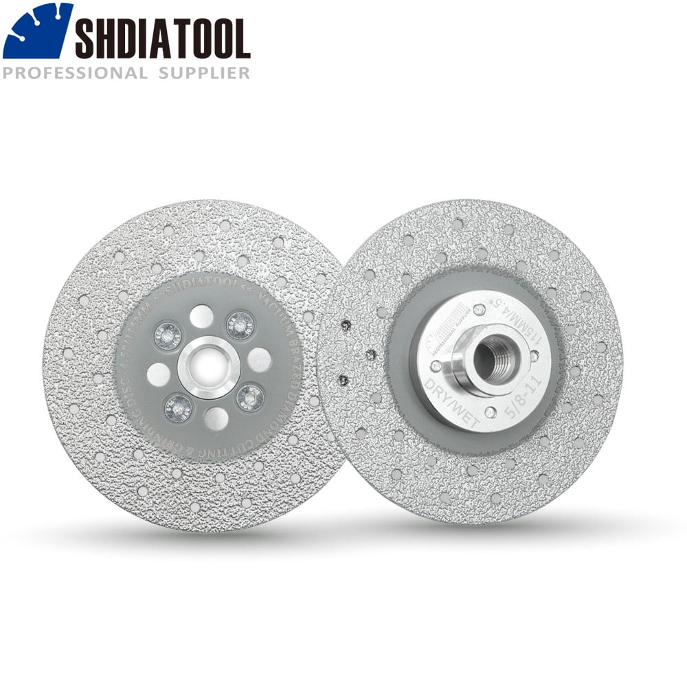 115mm/4.5'' diamond cutting and grinding discs  with 5/8''-11 flange thread 1 PC