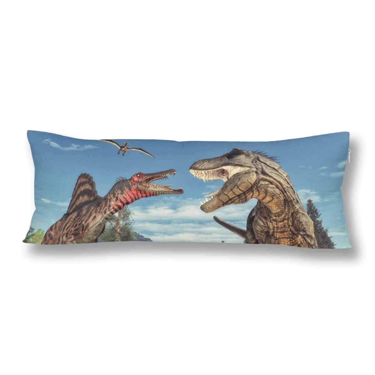 Jurassic World Kids Body Pillow Cover with Zipper Closure Blue Universal Walmart