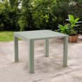 thumbnail image 4 of Table de patio carrée Patioflare, 40 pouces, verte, 4 of 9