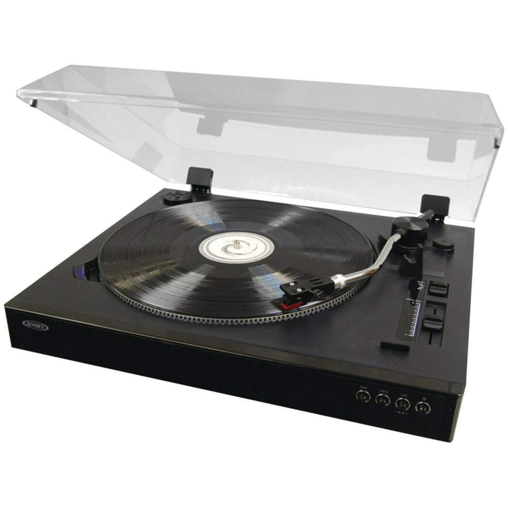 Jensen JTA-470 Professional 3-speed Stereo Turntable with Speed ...