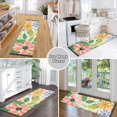 thumbnail image 6 of Yayeee Runner Rug for Bedroom 2'x6' Machine Washable Hallway Non Slip Mat, Retro Pink Floral, 6 of 8