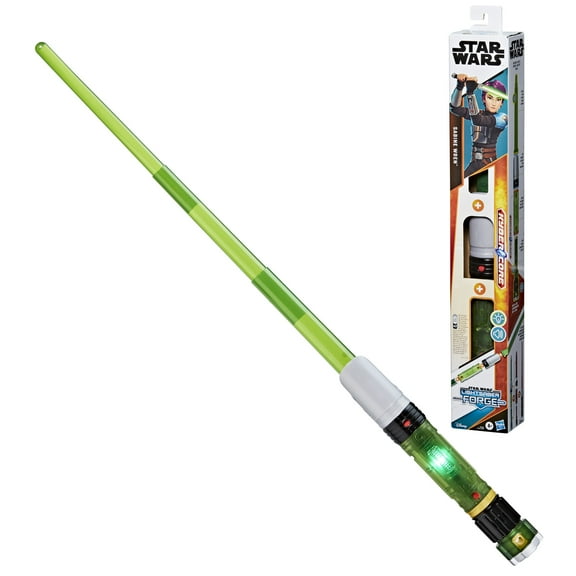 Star Wars Sabine Wren Kyber Core Electronic Lightsaber, Green, Ages 4 and up