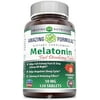 (3 Pack) Amazing Formulas Melatonin Quick Dissolve-10 Mg Tablets (Non-GMO,Gluten Free) - Helps Fall Asleep Fast & Stays Asleep All Night - Helps Regulate Sleep Cycle (120 Tablets, Strawberry)