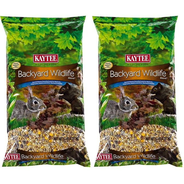 Mezcla de alimentos Kaytee Backyard Wildlife, 4,5 kg, paquete de 2