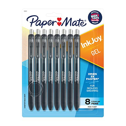 Paper Mate InkJoy 100ST Ballpoint PensFine Point 0.7mm Black5 Count 