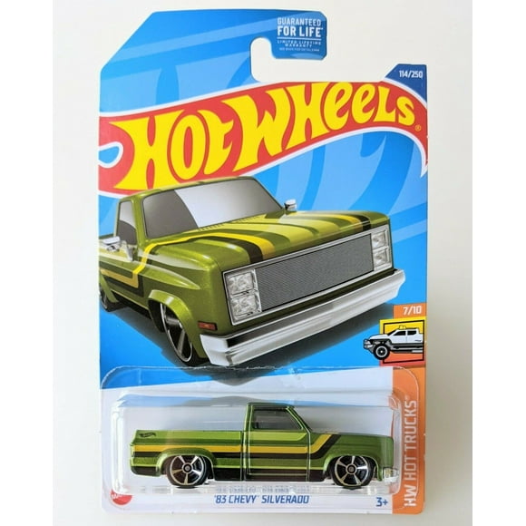 Camión fundido a presión Hot Wheels '83 Chevy Silverado HW Hot Trucks