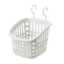 Storage Basket, Storage Case - Loetky Plastic Hanging Shower Basket with Hook for Bathroom Kitchen Storage Holder, 1X Home Storage Basket