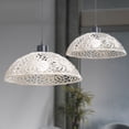 thumbnail image 2 of Hand-Woven Vintage Pendant Lamp Shades, Wicker Ceiling Light Cover for Living Room, Bedroom, Dining Room, 12-Inch Diameter, Natural Fiber Decor, 2 of 6