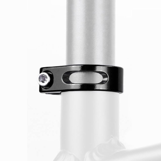 Abrazadera de tija de sillín de bicicleta de aleación de aluminio Abrazadera de tubo de sillín de bicicleta de 28,6 mm Abrazadera de tubo de sillín de bicicleta Piezas de bicicleta para bicicleta