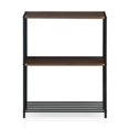 thumbnail image 3 of Furinno Étagères de Rangement Modernes à 3 Niveaux, Noyer Foncé, 3 of 3