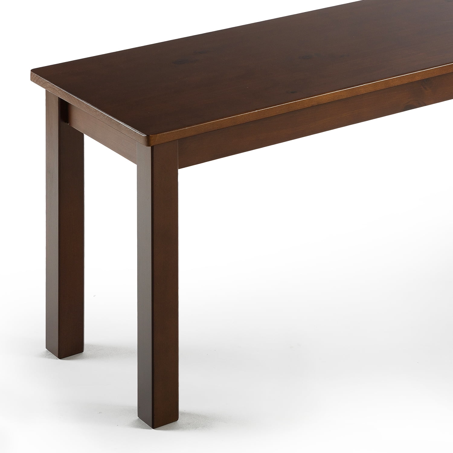 Zinus Juliet 40" x 18" Wood Bench, Espresso