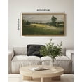 thumbnail image 5 of Drsoum 20x40in Natural Framed Vintage Landscape Large Canvas Wall Art The Vast Grassland Classic Wall Prints Modern Farmhouse Hallways Studies Offices Living Rooms Decor, 5 of 7