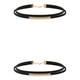 thumbnail image 3 of Sonducket Gargantilla clásica Collar Collar ajustable Collares Ligero Retro Moda Cuello Cadena Torques Colgantes cortos Oro Oro 2piezas, 3 of 6