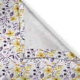 thumbnail image 5 of Ambesonne Watercolor Grommet Curtain, Yellow Wildflowers, 50" x 72", Yellow Purple White, 5 of 6