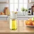 thumbnail image 6 of Bxaolu 15.5oz/460ml Glass Olive Oil Sprayer for Cooking, 2 in 1 Oil Dispenser for Kitchen Gadgets and Air Fryer Accessories, Food Grade Premium Spray Bottle for Salad, Frying, BBQ (White), 6 of 7