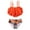 Orange-Leaf, variant on GYRATEDREAM Girl's 2 Piece Swimsuits Criss Cross Spaghetti Strap Flounce Bikini Top High Waisted Bottom Bathing Suits Summer Beach Swimwear, 8-9 Years