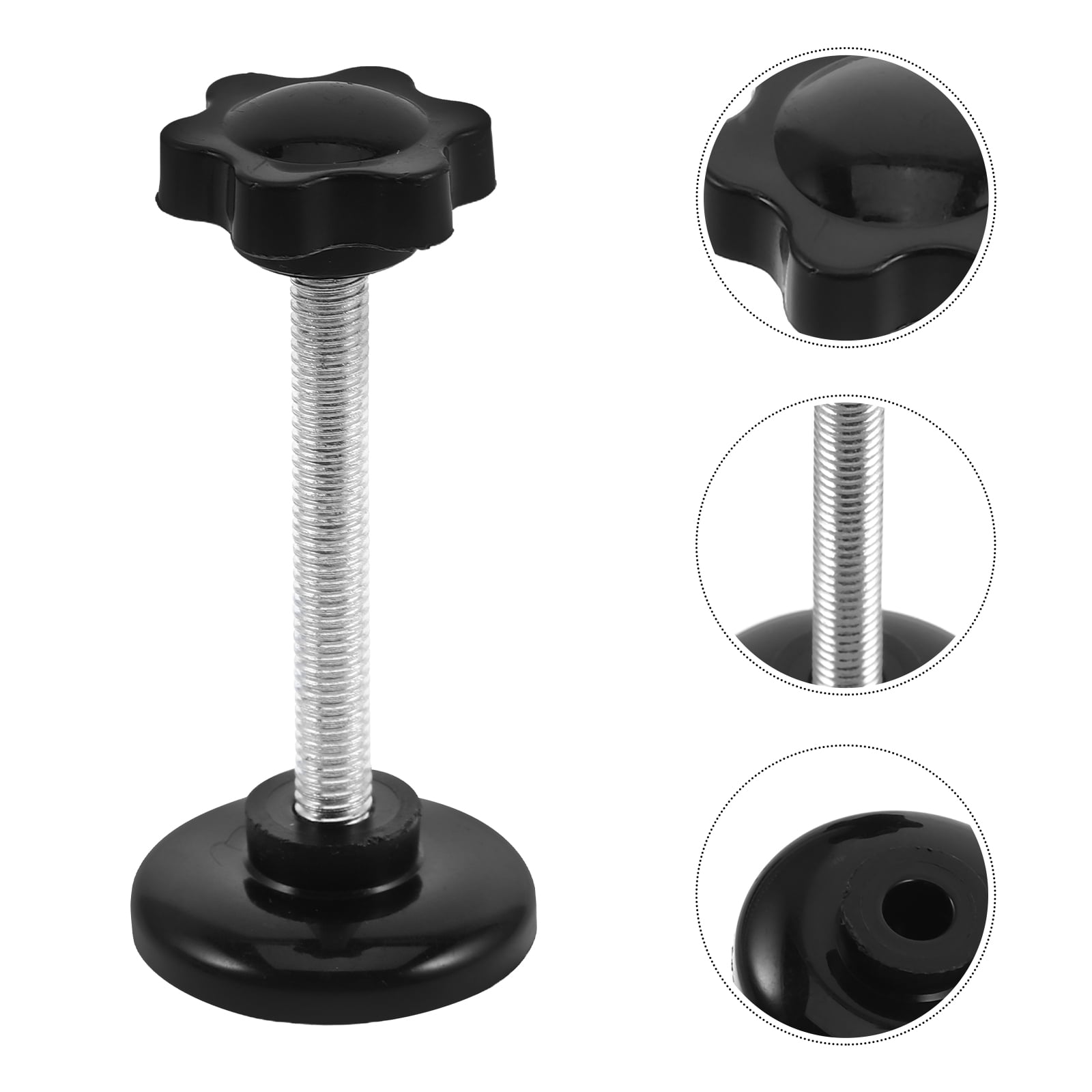 MLINS 2pcs Mobility Aid Replacement Knobs Universal Hand Tightening Screws For And Rollators Ergonomic And Tool-Free Hand Knobs Assembly