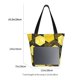 thumbnail image 3 of Fotbe Geometric Pattern with Bee Bolsa de Playa con Estampado, Bolsa de Hombro, Bolsa de Mano Espaciosa, Bolsa de Viaje Ligera, Bolsa de Compras Versátil, 3 of 6