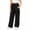 Black, variant on RQYYD Girls Sweatpants Preppy Kids Cargo Pants Wide Leg Baggy Sweat Pants Teen Joggers Casual Trousers with Pockets
