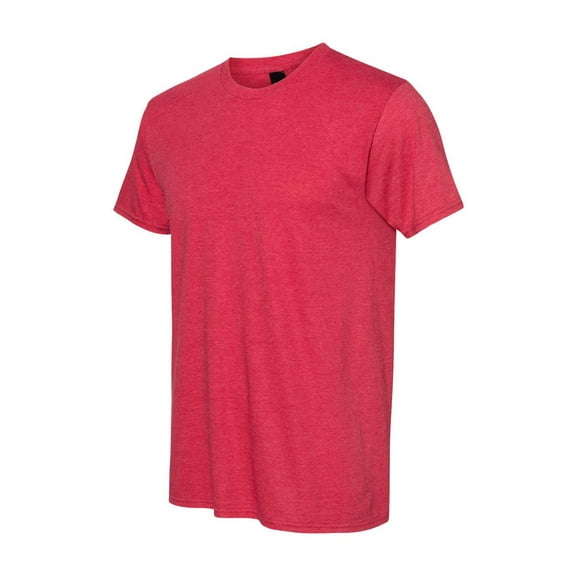 Hanes Mens Nano-T T-shirt, 4XL, Heather Red