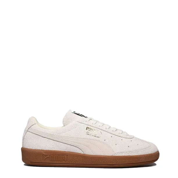 PU & MA Vlado Stenzel Hairy Suede Trainer Frosted Ivory / Gum