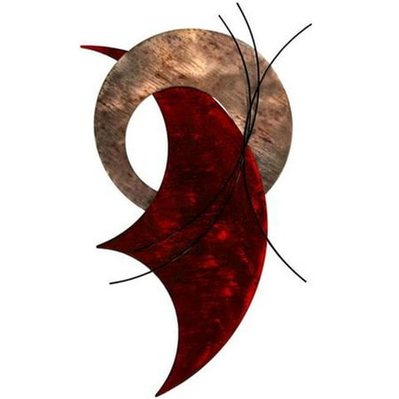 7055 701748627985 On Target Metal Wall Art Candy Red Walmart
