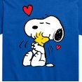 thumbnail image 3 of Peanuts - Snoopy and Woodstock Hug - Men's Short Sleeve Graphic T-Shirt, 3 of 6