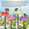 thumbnail image 5 of Uxcell 2-Pack Bee Watering Station, 30cm/11.8 Inch Resin Bee Bath for Garden Water Feeder, Colorful Butterfly Bath Bowl for Outdoor/Garden/Yard Decor [Red], 5 of 6